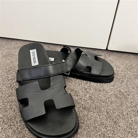 hermes sandals fake vs real|hermes sandals vs steve madden.